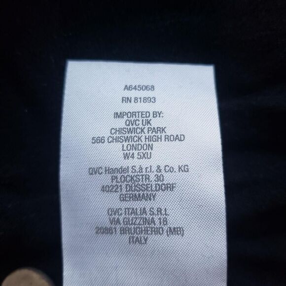 Susan Graver Pure Dress Womens Petite Large Black Linen Blend Tie Sleeve Midi - Picture 9 of 11